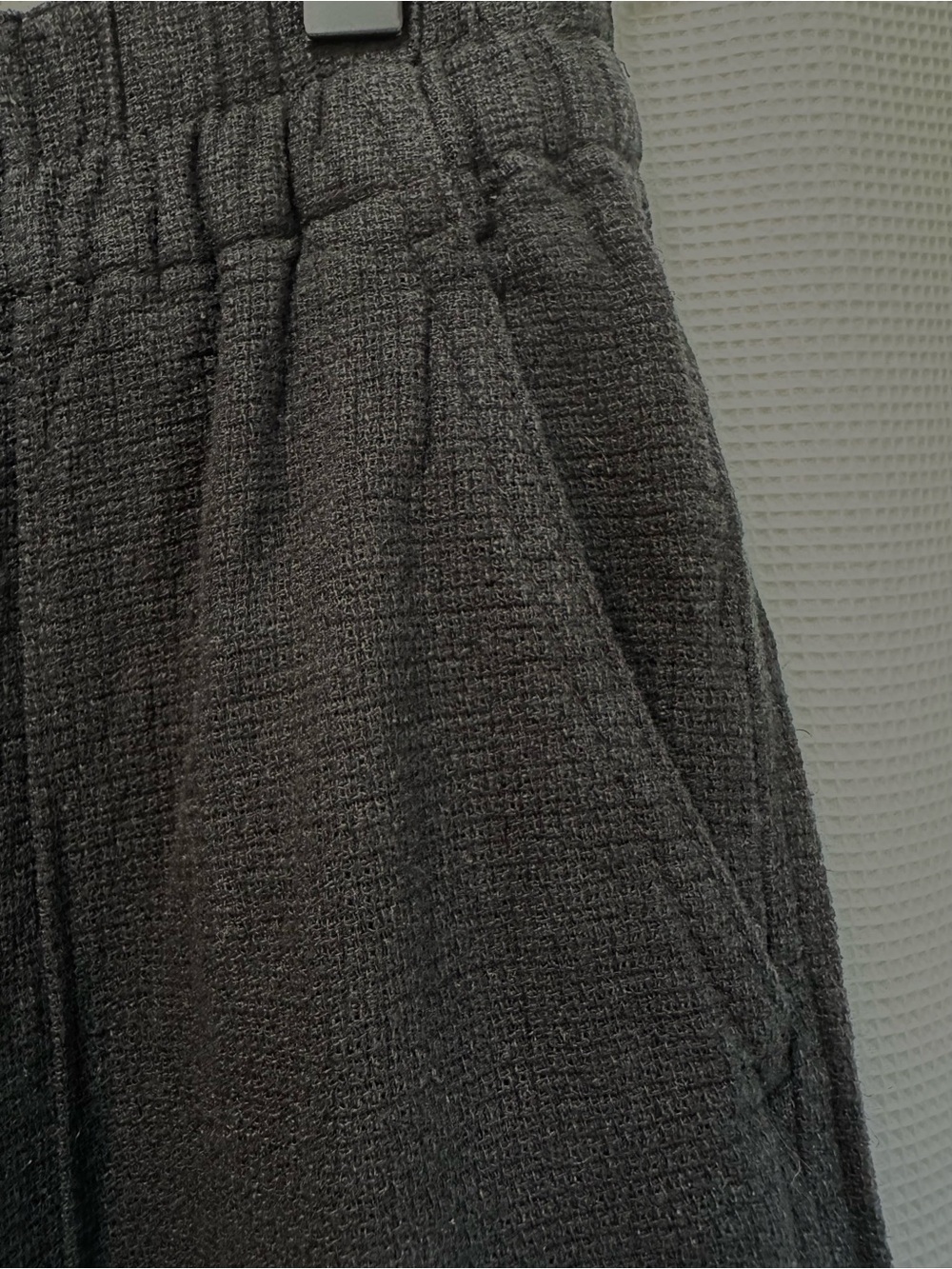 Madewell Black Linen Elastic-Waist Wide-Leg Pants, NWOT, XXS - Picture 3 of 5
